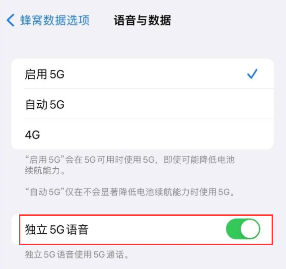 融水苹果14维修分享iPhone 14 Pro如何开启VoNR 